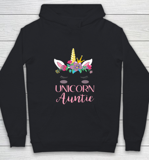 Unicorn Auntie Funny Mother s Day For Aunt Mom Grandma Youth Hoodie