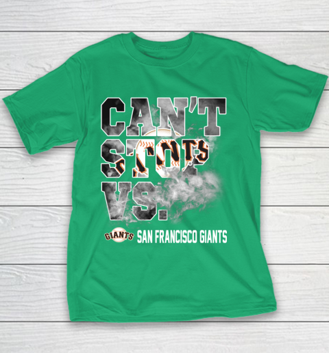 MLB San Francisco Giants Baseball Can't Stop Vs Giants Youth T-Shirt 3