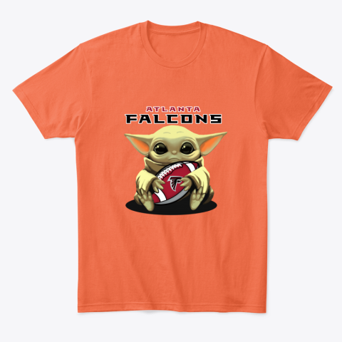 mzl5 baby yoda loves the atlanta falcons classic t shirt 2 front orange