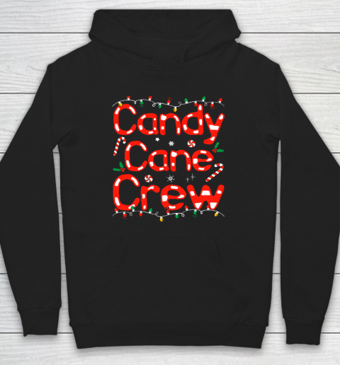 Candy Cane Crew Funny Christmas Candy Cane Lover Xmas Pajama Hoodie