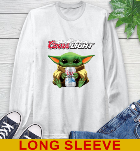 Star Wars Baby Yoda Hugs Coors Beer Shirt 58