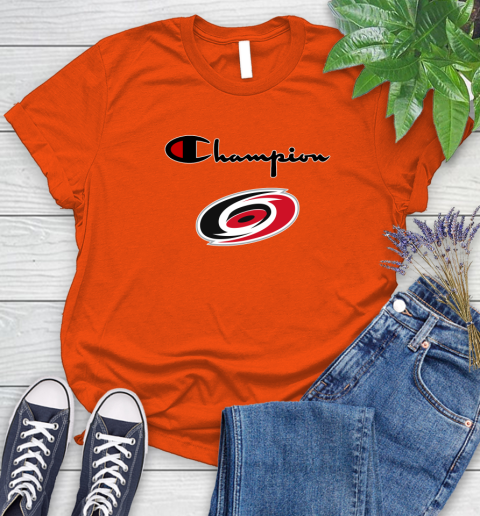 Nhl Hockey Carolina Hurricanes Champion Shirt Women S T Shirt Itees Global