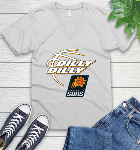 NBA Phoenix Suns Dilly Dilly Basketball Sports V-Neck T-Shirt