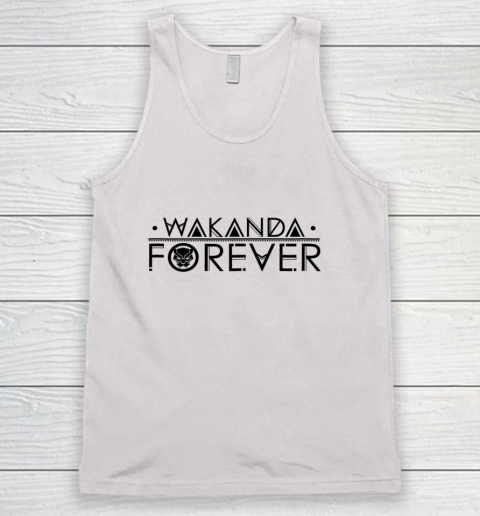 Marvel Black Panther Wakanda Forever Chest Graphic Tank Top