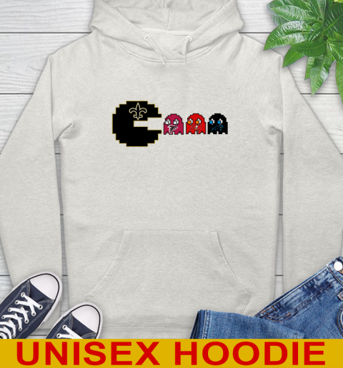 New Orleans Saints NFL Football Pac Man Champion Hoodie 12
