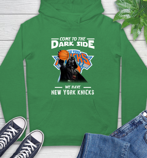 NBA Come To The Dark Side We Have New York Knicks Star Wars Darth Vader Basketball Hoodie 8