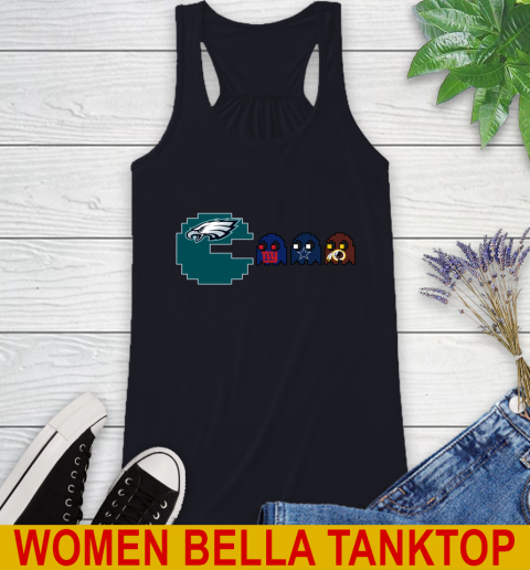 Philadelphia Eagles NFL Football Pac Man Champion Racerback Tank 10