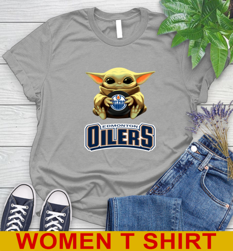 NHL Hockey Edmonton Oilers Star Wars Baby Yoda Shirt 99