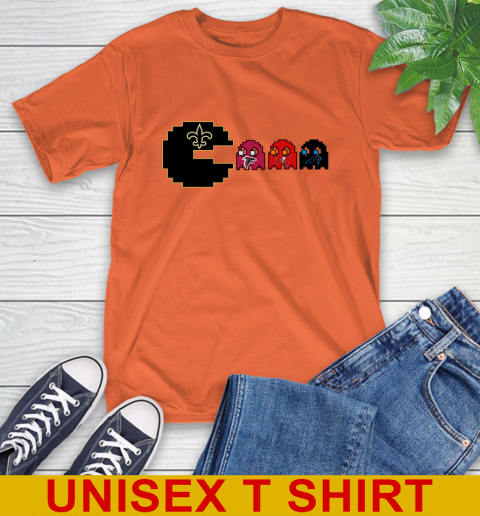 New Orleans Saints NFL Football Pac Man Champion T-Shirt 5