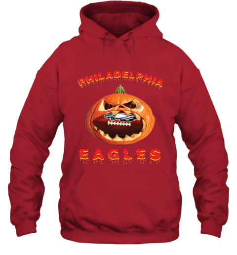 NFL Philadelphia Eagles Halloween Pumpkin Football Sports T Shirt