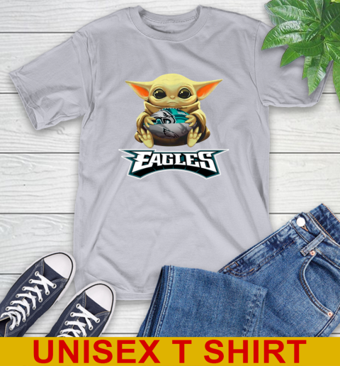 NFL Football Philadelphia Eagles Baby Yoda Star Wars Shirt T-Shirt 6