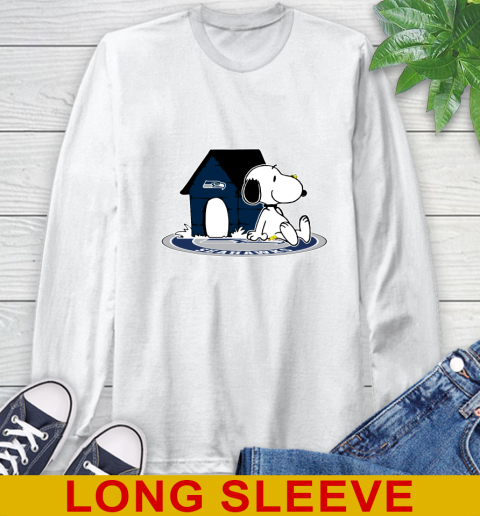NFL Football Seattle Seahawks Snoopy The Peanuts Movie Shirt Long Sleeve T-Shirt