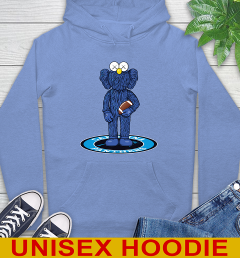 NFL Football Carolina Panthers Kaws Bff Blue Figure Shirt Hoodie 11