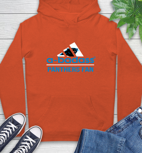 NFL A Badass Carolina Panthers Fan Adidas Football Sports Hoodie 4
