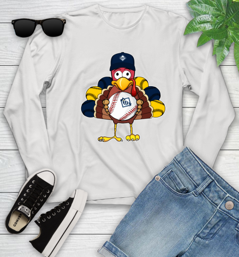 Tampa Bay Rays Turkey thanksgiving Youth Long Sleeve