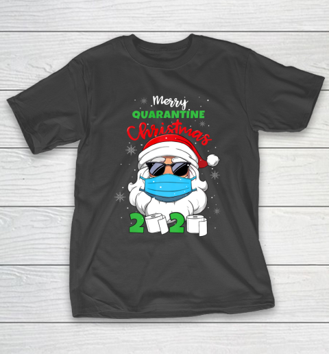 Merry Quarantine Christmas 2020 Funny Xmas Pajamas Family T-Shirt