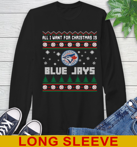 MLB All I Want For Christmas Is Toronto Blue Jays Baseball Sports 55
