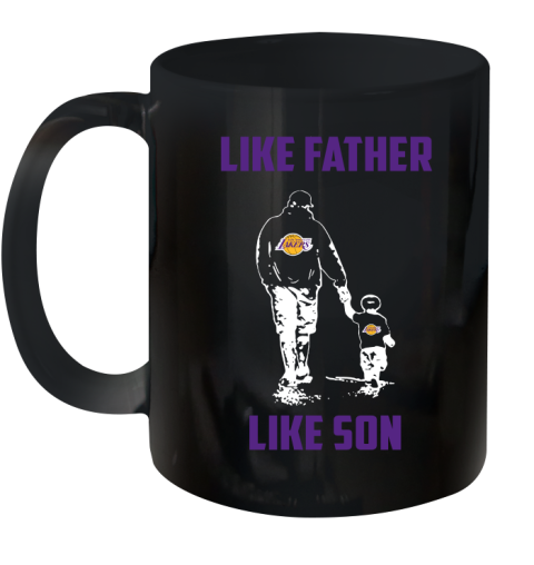 Los Angeles Lakers NBA Basketball Like Father Like Son Sports Ceramic Mug 11oz