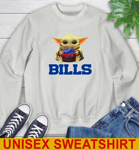 NFL Football Buffalo Bills Baby Yoda Star Wars Shirt Sweatshirt 5