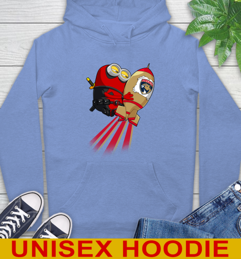 NHL Hockey Florida Panthers Deadpool Minion Marvel Shirt Hoodie 11