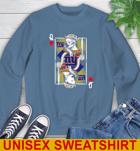 NFL Football New York Giants The Queen Of Hearts Card Shirt Sweatshirt 10