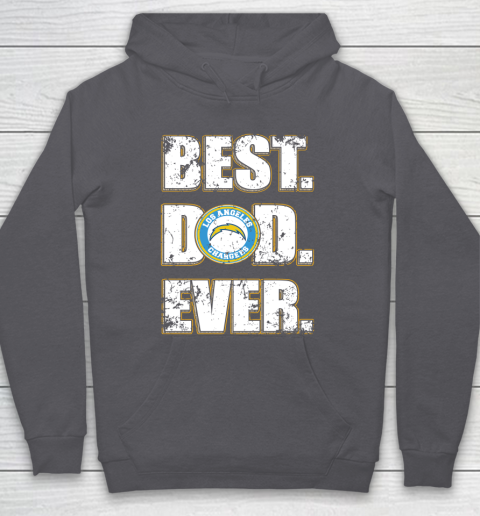 NFL Los Angeles Chargers Football Best Dad Ever Family Shirt Hoodie 4
