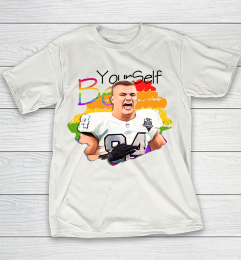 Carl Nassib Shirt Be YourSelf LGBT Gay Pride Youth T-Shirt