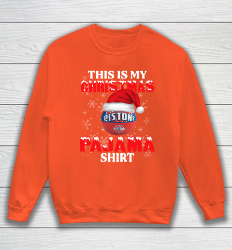 Detroit Pistons This Is My Christmas Pajama Shirt NBA Sweatshirt 3