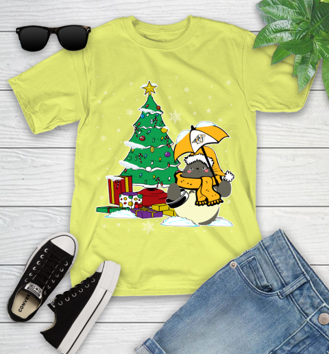 Nashville Predators NHL Hockey Cute Tonari No Totoro Christmas Sports Youth T-Shirt 10