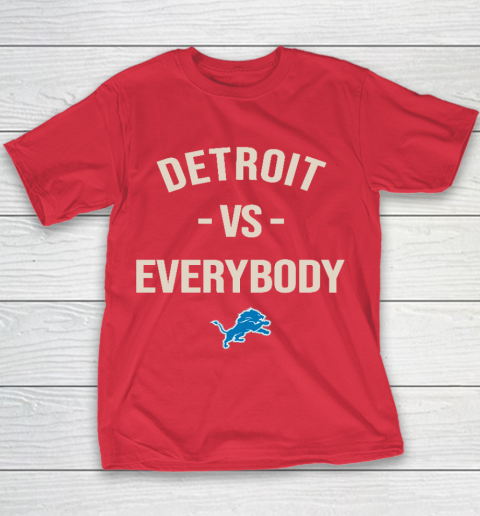 Detroit lions youth hotsell shirts