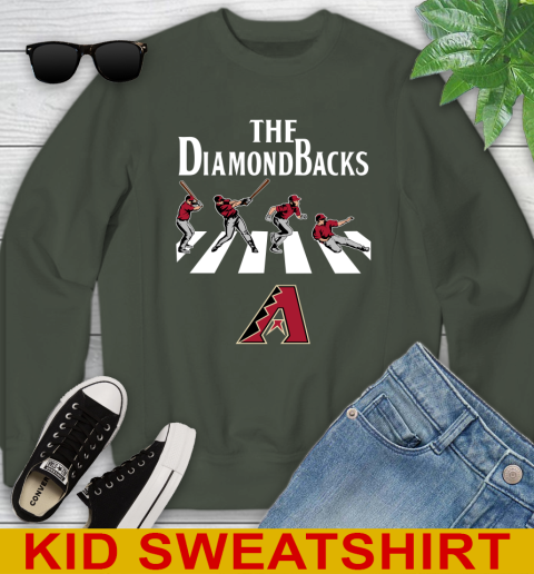 MLB Baseball Arizona Diamondbacks The Beatles Rock Band Shirt Youth Sweatshirt 8