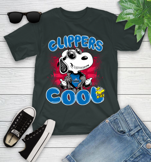 NBA Basketball LA Clippers Cool Snoopy Shirt Youth T-Shirt 5