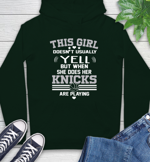New York Knicks NBA Basketball I Yell When My Team Is Playing Hoodie 12