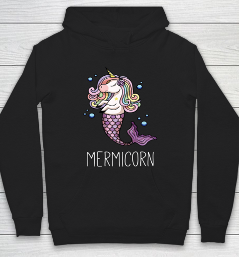 Mermicorn Unicorn Gift For Women Girls Mermaid Hoodie