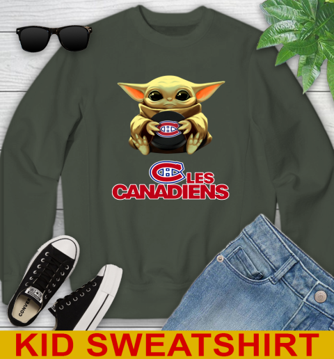 NHL Hockey Montreal Canadiens Star Wars Baby Yoda Shirt 121