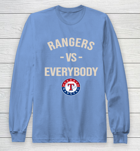 Texas Rangers Vs Everybody Long Sleeve T-Shirt 8