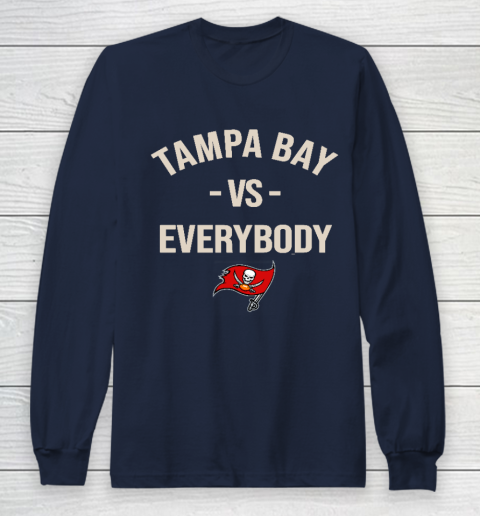 Tampa Bay Buccaneers Vs Everybody Long Sleeve T-Shirt 2