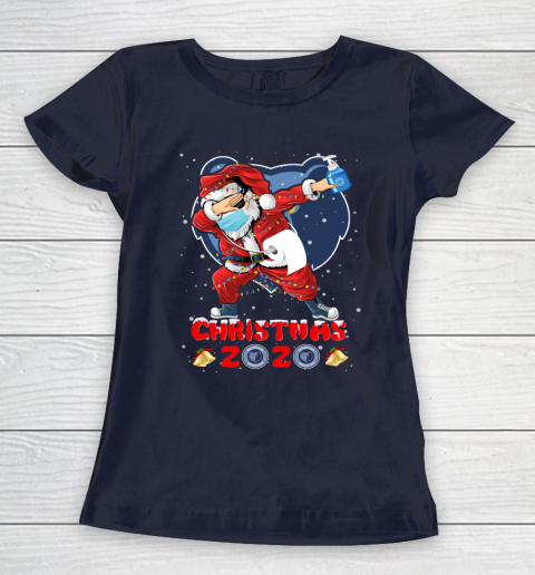 Memphis Grizzlies Funny Santa Claus Dabbing Christmas 2020 NBA Women's T-Shirt 2