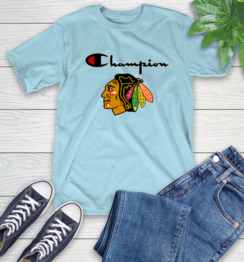 NHL Hockey Chicago Blackhawks Champion Shirt T-Shirt 12