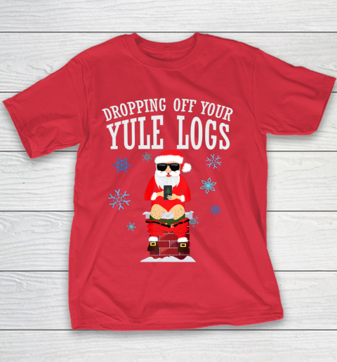 Santa Dropping Off Yule Logs Hilarious Christmas Shirts Santa Dropping Off Yule Logs Hilarious Christmas Shirts