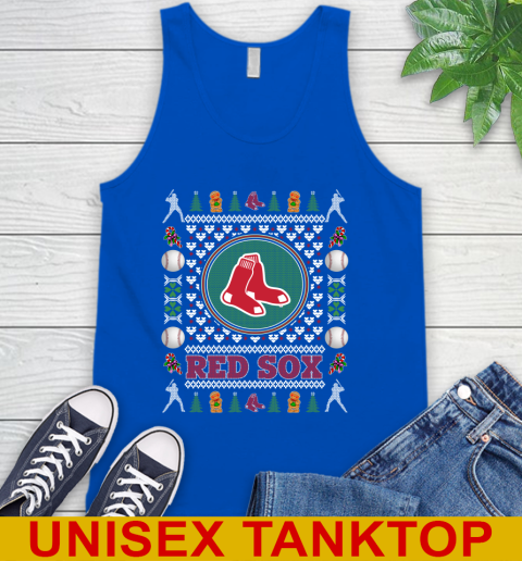 Boston Red Sox Merry Christmas MLB Baseball Loyal Fan Tank Top 4