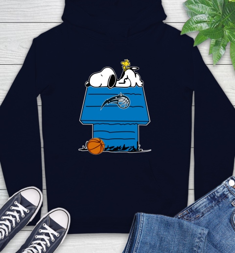Orlando Magic NBA Basketball Snoopy Woodstock The Peanuts Movie Hoodie 4