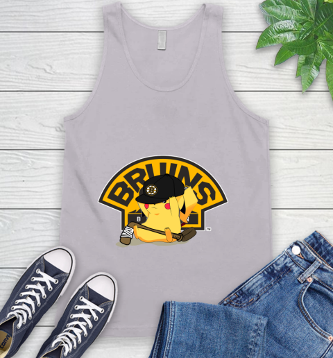 NHL Pikachu Hockey Sports Boston Bruins Tank Top 4