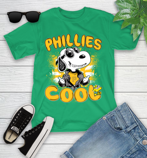 MLB Baseball Pittsburgh Pirates Cool Snoopy Shirt Youth T-Shirt 7