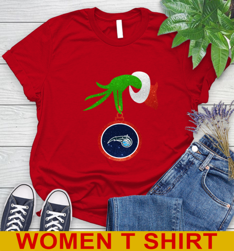 Orlando Magic Grinch Merry Christmas NBA Basketball Women's T-Shirt 10