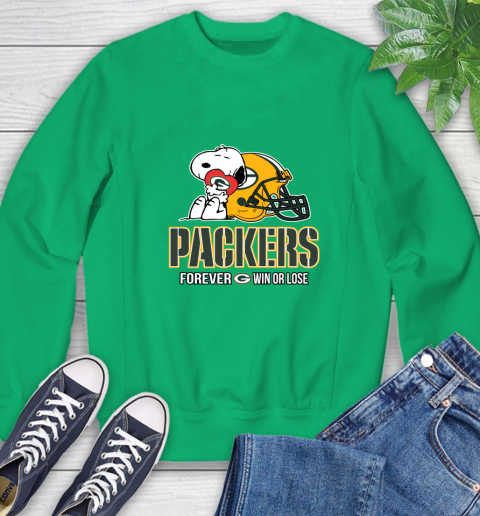 NFL The Peanuts Movie Snoopy Forever Win Or Lose Football Green Bay Packers 30