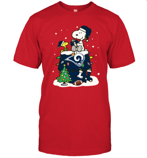 jm19 a happy christmas with los angeles rams snoopy jersey t shirt 60 front red