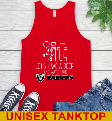 Oakland Raiders Football NFL Let's Have A Beer And Watch Your Team Sports Tank Top 5