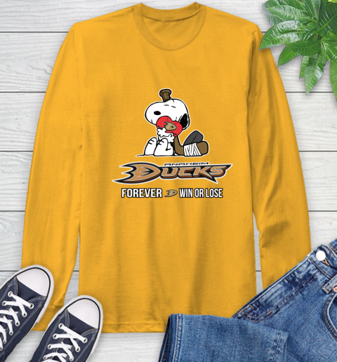 NHL The Peanuts Movie Snoopy Forever Win Or Lose Hockey Anaheim Ducks 60