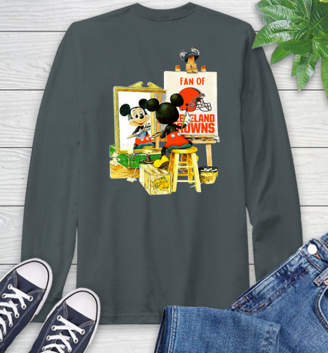 NFL Football Cleveland Browns Mickey Drawing Shirt 60